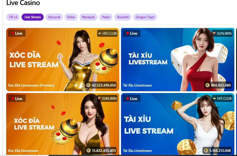 Vô vàn thể loại tài xỉu tại Max79